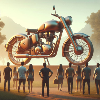 A Brand of Legacy Cruise Motorbike